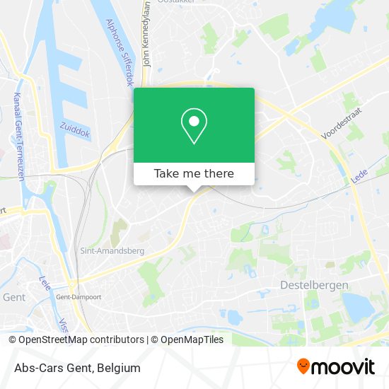 Abs-Cars Gent map