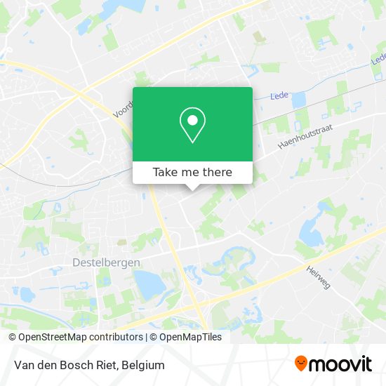 Van den Bosch Riet plan