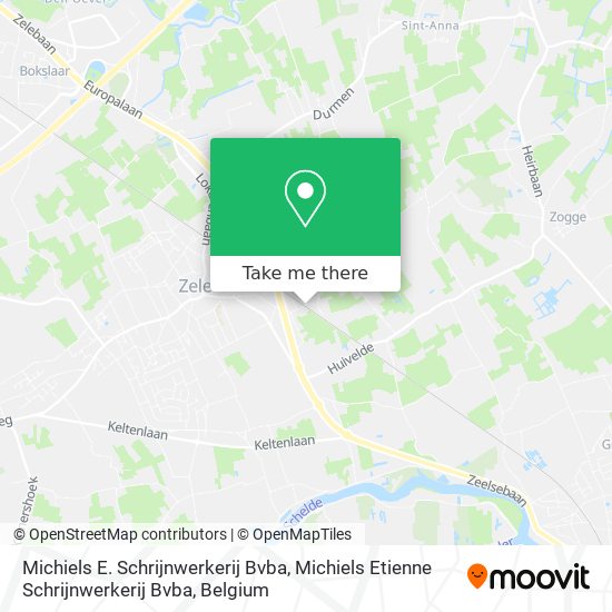 Michiels E. Schrijnwerkerij Bvba, Michiels Etienne Schrijnwerkerij Bvba map