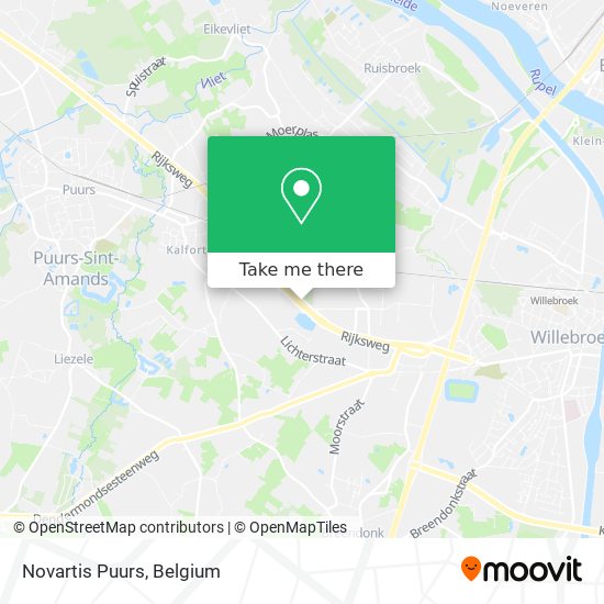 Novartis Puurs map
