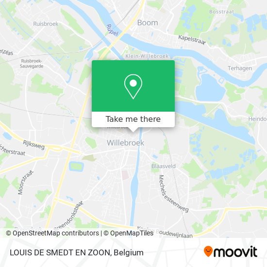 LOUIS DE SMEDT EN ZOON map