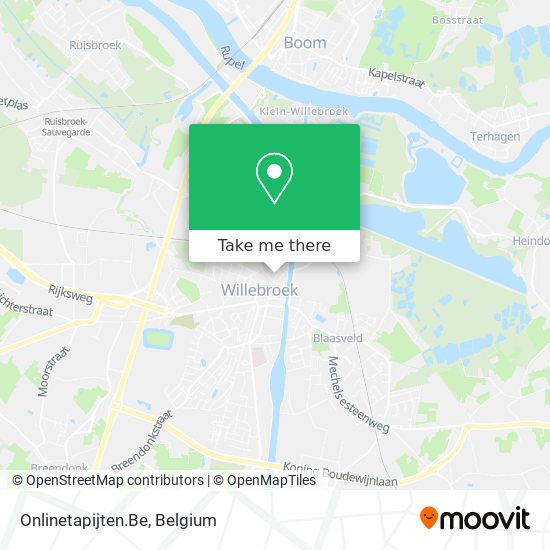 Onlinetapijten.Be plan