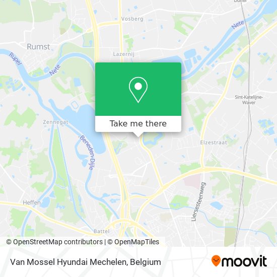 Van Mossel Hyundai Mechelen plan