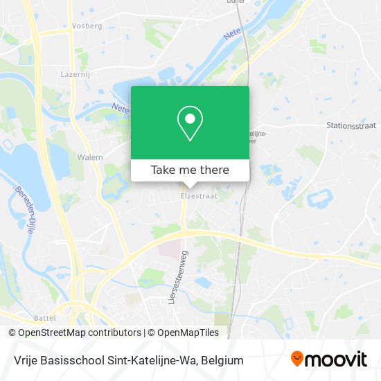 Vrije Basisschool Sint-Katelijne-Wa map