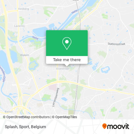 Splash, Sport map