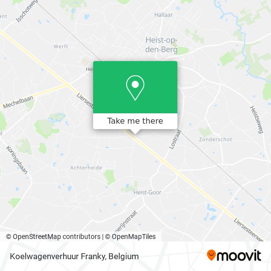 Koelwagenverhuur Franky map