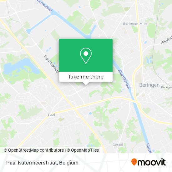 Paal Katermeerstraat map