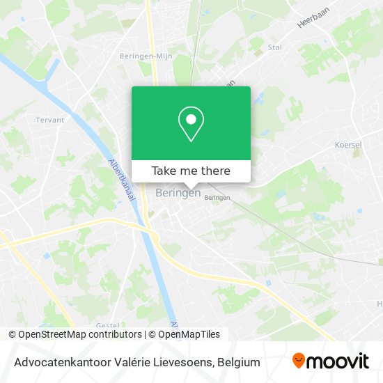 Advocatenkantoor Valérie Lievesoens map