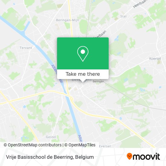 Vrije Basisschool de Beerring map