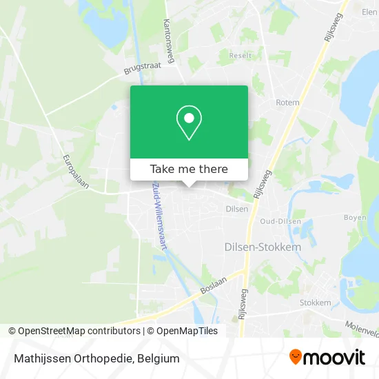 Mathijssen Orthopedics map