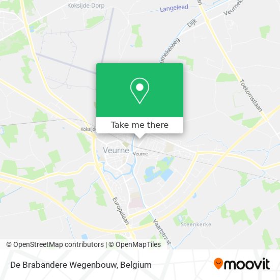 De Brabandere Wegenbouw map