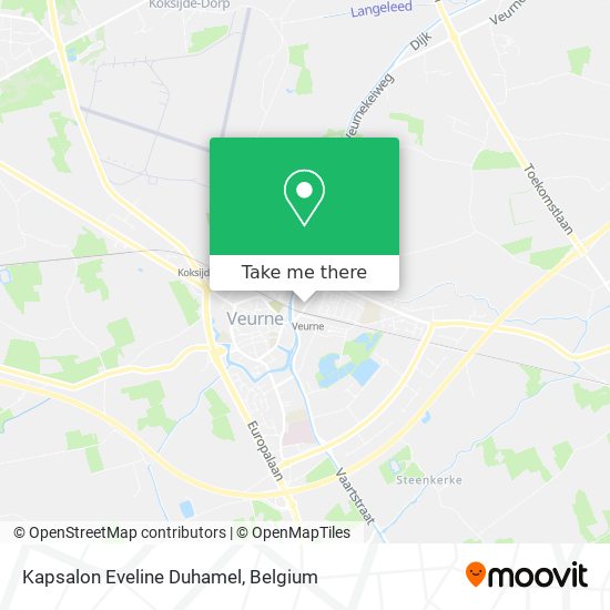 Kapsalon Eveline Duhamel map