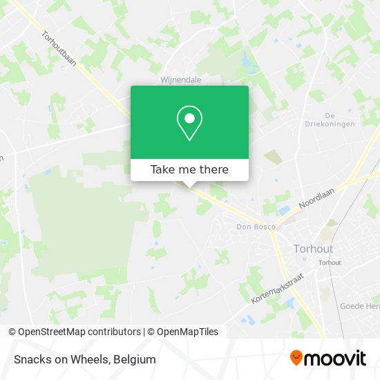 Snacks on Wheels map