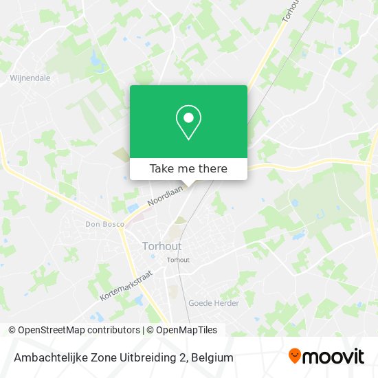 Ambachtelijke Zone Uitbreiding 2 plan
