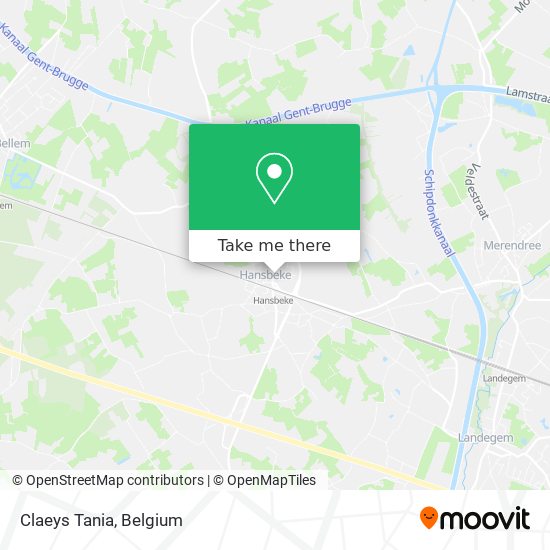 Claeys Tania map