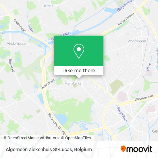 Algemeen Ziekenhuis St-Lucas map