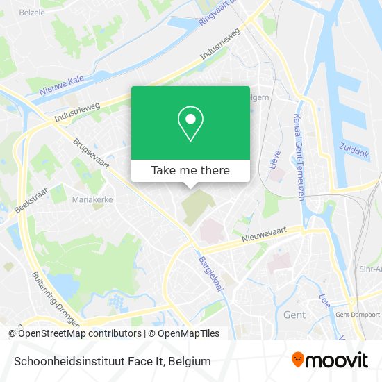 Schoonheidsinstituut Face It map