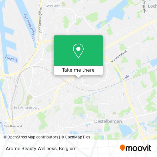 Arome Beauty Wellness map