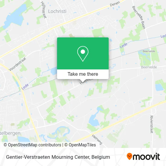 Gentier-Verstraeten Mourning Center map