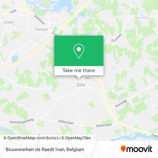 Bouwwerken de Raedt Ivan map