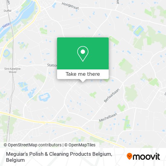 Meguiar's Polish & Cleaning Products Belgium map