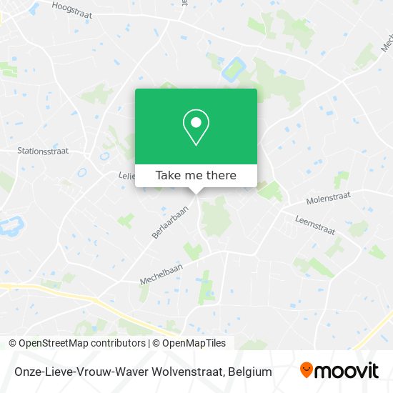 Onze-Lieve-Vrouw-Waver Wolvenstraat map