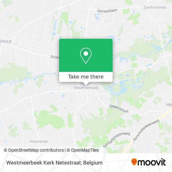 Westmeerbeek Kerk Netestraat map