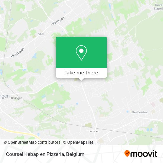 Coursel Kebap en Pizzeria map