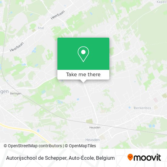 Autorijschool de Schepper, Auto-École map