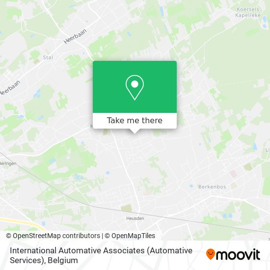 International Automative Associates (Automative Services) map