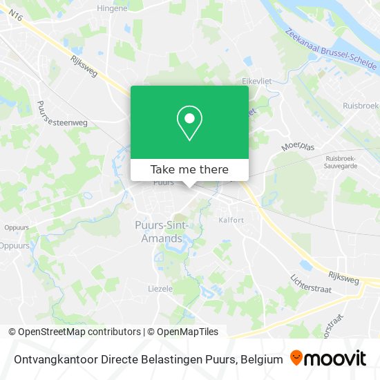 Ontvangkantoor Directe Belastingen Puurs map