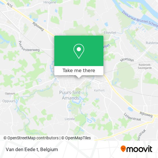 Van den Eede t map