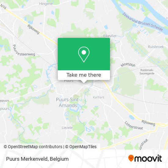 Puurs Merkenveld map