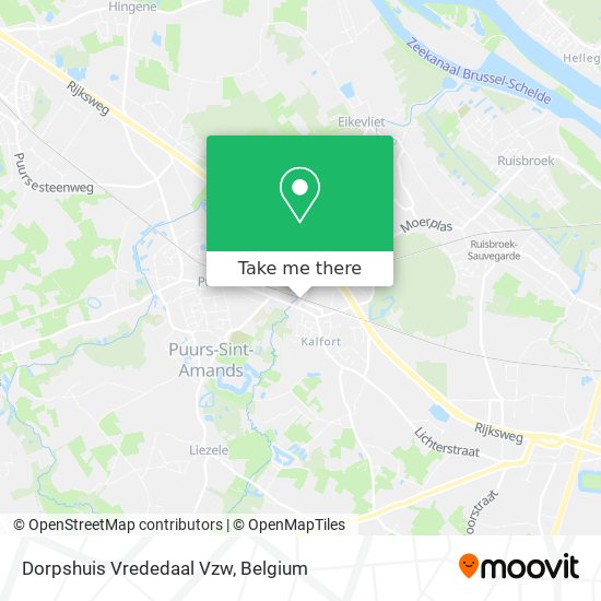 Dorpshuis Vrededaal Vzw plan