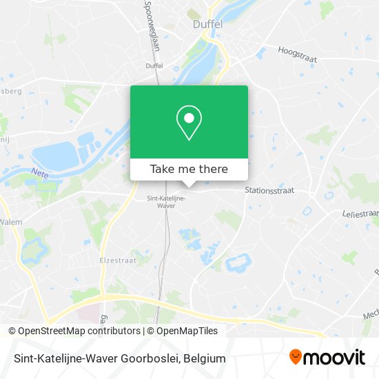 Sint-Katelijne-Waver Goorboslei map