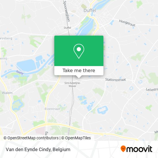 Van den Eynde Cindy map