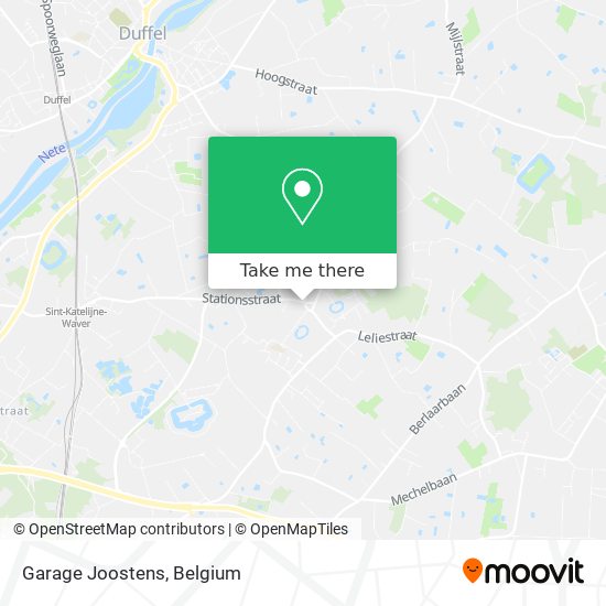 Garage Joostens plan