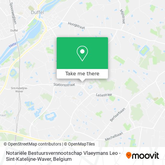 Notariële Bestuursvernnootschap Vlaeymans Leo - Sint-Katelijne-Waver map