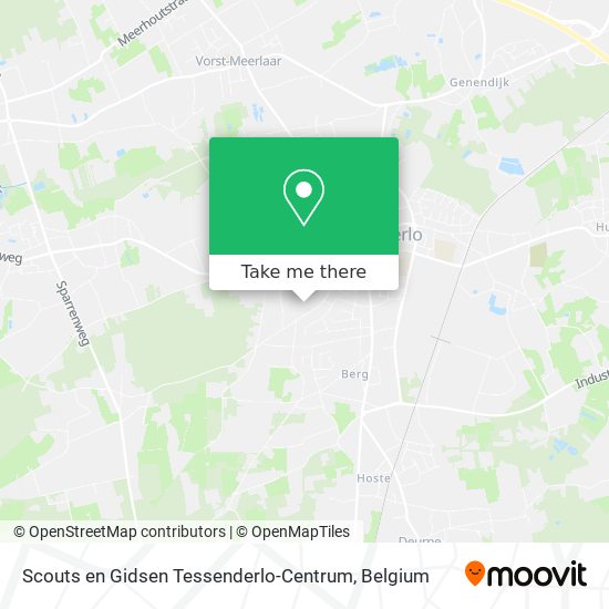 Scouts en Gidsen Tessenderlo-Centrum plan