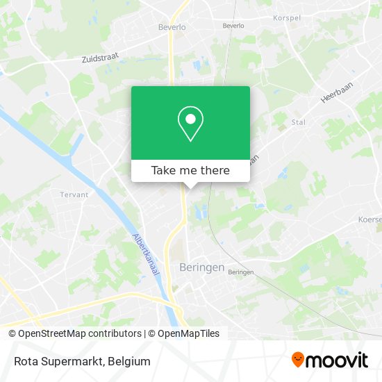 Rota Supermarkt map