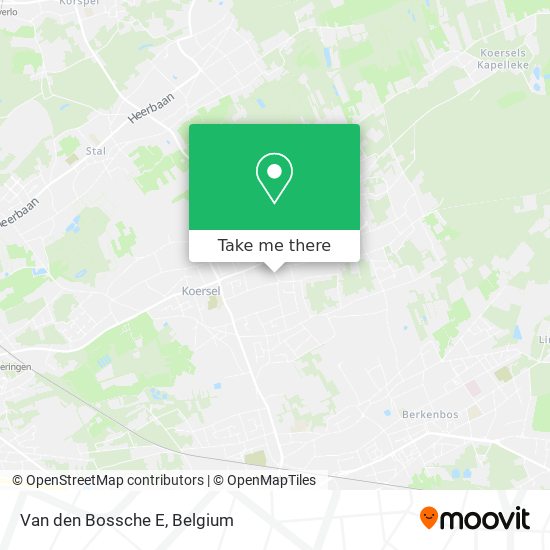 Van den Bossche E plan