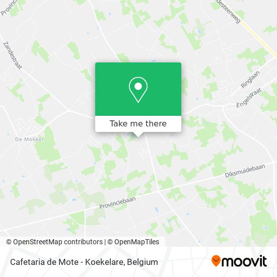 Cafetaria de Mote - Koekelare map