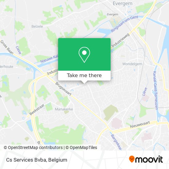 Cs Services Bvba map