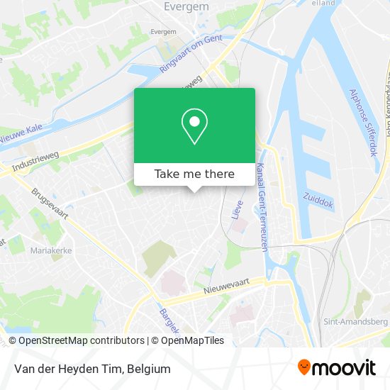 Van der Heyden Tim map