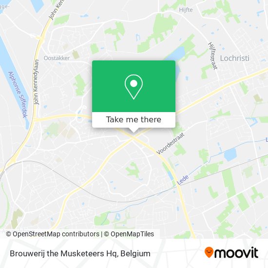 Brouwerij the Musketeers Hq map