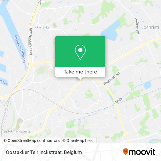 Oostakker Teirlinckstraat plan