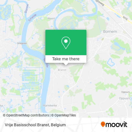 Vrije Basisschool Branst map