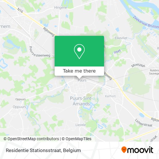 Residentie Stationsstraat map