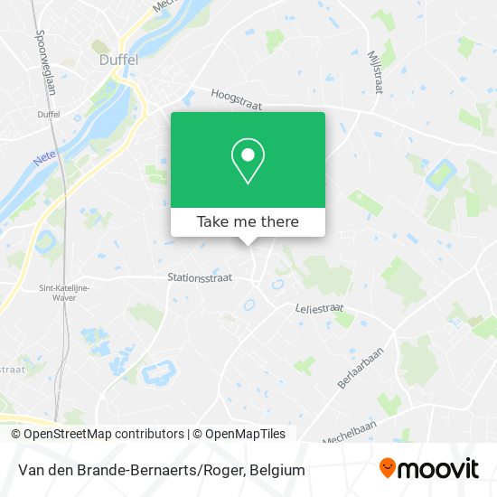 Van den Brande-Bernaerts/Roger map