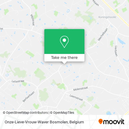 Onze-Lieve-Vrouw-Waver Bosmolen map